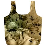 Wonderful Floral Design With Butterflies Full Print Recycle Bag (XL) Front