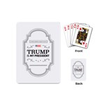 Trump is My President MAGA Label Beer Style Vintage Playing Cards (Mini) Back