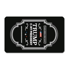 Trump Is My President Maga Label Beer Style Vintage Magnet (rectangular) by snek