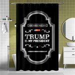 Trump is My President MAGA Label Beer Style Vintage Shower Curtain 48  x 72  (Small)  Curtain(48  X 72 ) - 42.18 x64.8  Curtain(48  X 72 )