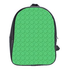 Clover Quatrefoil Pattern School Bag (large) by emilyzragz