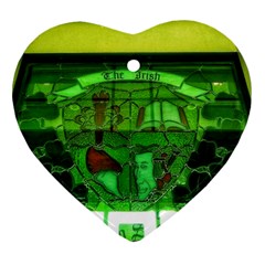 Dublin Scioto Irish Window Ornament (heart)