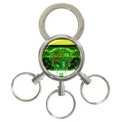 Dublin Scioto Irish Window 3-ring Key Chains by Riverwoman