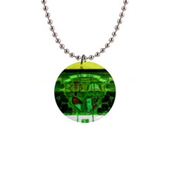 Dublin Scioto Irish Window 1  Button Necklace by Riverwoman