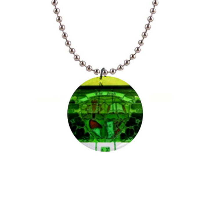 Dublin Scioto Irish Window 1  Button Necklace