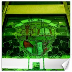 Dublin Scioto Irish Window Canvas 16  X 16  by Riverwoman