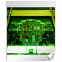 Dublin Scioto Irish Window Canvas 11  X 14  by Riverwoman