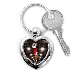 Flags Of Dublin Scioto Key Chains (heart)  by Riverwoman