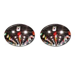 Flags Of Dublin Scioto Cufflinks (oval) by Riverwoman