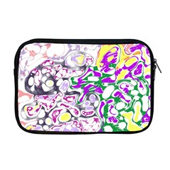 Sketchlines01 Apple Macbook Pro 17  Zipper Case by PurpleDuckyDesigns