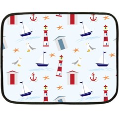 Thème Marin - Sea Fleece Blanket (mini) by alllovelyideas