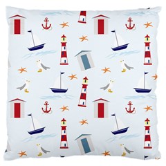 Thème Marin - Sea Large Cushion Case (two Sides) by alllovelyideas