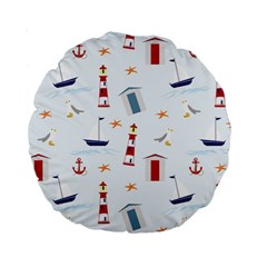 Thème Marin - Sea Standard 15  Premium Round Cushions by alllovelyideas