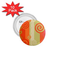 Ring Kringel Background Abstract Red 1 75  Buttons (10 Pack) by Mariart