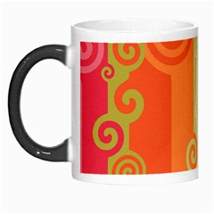 Ring Kringel Background Abstract Red Morph Mugs by Mariart