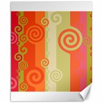 Ring Kringel Background Abstract Red Canvas 16  x 20  15.75 x19.29  Canvas - 1