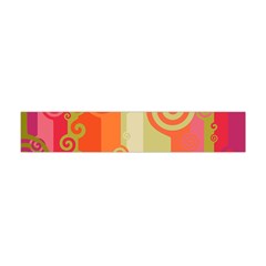 Ring Kringel Background Abstract Red Flano Scarf (mini) by Mariart