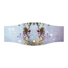 Easter Egg With Flowers Stretchable Headband by FantasyWorld7