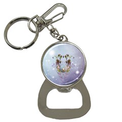 Easter Egg With Flowers Bottle Opener Key Chains by FantasyWorld7