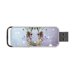 Easter Egg With Flowers Portable Usb Flash (one Side) by FantasyWorld7