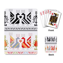 Bulgarian Folk Art Folk Art Playing Cards Single Design by Pakrebo