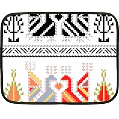 Bulgarian Folk Art Folk Art Fleece Blanket (mini) by Pakrebo