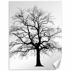 Tree Silhouette Winter Plant Canvas 18  X 24  by Pakrebo