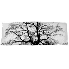 Tree Silhouette Winter Plant Body Pillow Case Dakimakura (two Sides) by Pakrebo