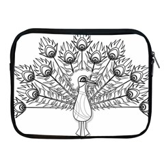 Peacock Plumage Display Bird Apple Ipad 2/3/4 Zipper Cases by Pakrebo