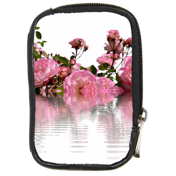 Roses Flowers Nature Flower Compact Camera Leather Case