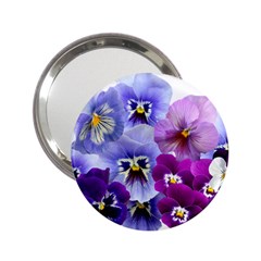 Pansy Isolated Violet Nature 2 25  Handbag Mirrors by Pakrebo