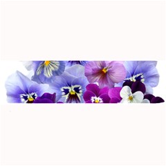 Pansy Isolated Violet Nature Large Bar Mats by Pakrebo