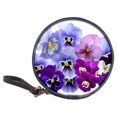 Pansy Isolated Violet Nature Classic 20-cd Wallets by Pakrebo