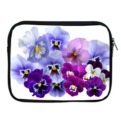 Pansy Isolated Violet Nature Apple Ipad 2/3/4 Zipper Cases by Pakrebo