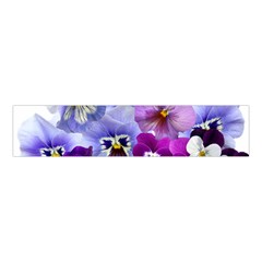 Pansy Isolated Violet Nature Velvet Scrunchie by Pakrebo