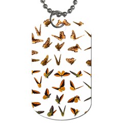 Butterfly Butterflies Insect Swarm Dog Tag (one Side) by Pakrebo