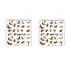 Butterfly Butterflies Insect Swarm Cufflinks (square) by Pakrebo