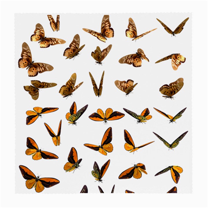 Butterfly Butterflies Insect Swarm Medium Glasses Cloth (2-Side)