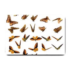 Butterfly Butterflies Insect Swarm Small Doormat  by Pakrebo