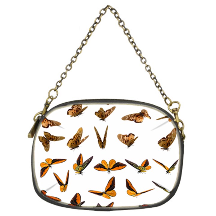 Butterfly Butterflies Insect Swarm Chain Purse (Two Sides)