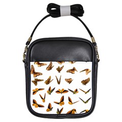 Butterfly Butterflies Insect Swarm Girls Sling Bag by Pakrebo