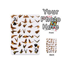 Butterfly Butterflies Insect Swarm Playing Cards 54 (mini) by Pakrebo