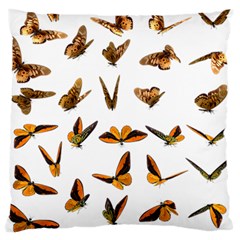 Butterfly Butterflies Insect Swarm Large Cushion Case (one Side) by Pakrebo