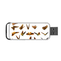 Butterfly Butterflies Insect Swarm Portable Usb Flash (one Side) by Pakrebo