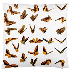 Butterfly Butterflies Insect Swarm Standard Flano Cushion Case (two Sides) by Pakrebo