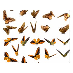 Butterfly Butterflies Insect Swarm Double Sided Flano Blanket (large)  by Pakrebo