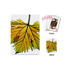 Leaf Grape Vine Sunlight Garden Playing Cards (mini) by Pakrebo