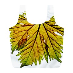 Leaf Grape Vine Sunlight Garden Full Print Recycle Bag (l) by Pakrebo