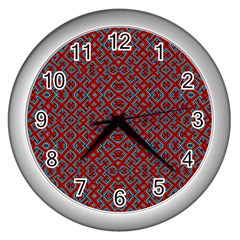 Ml 146 Wall Clock (silver) by ArtworkByPatrick