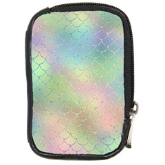 Pastel Mermaid Sparkles Compact Camera Leather Case